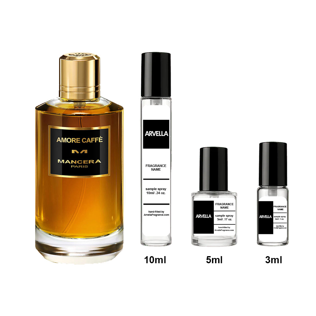 Mancera Amore Caffe Sample 3ml Spray - Arvella Fragrance